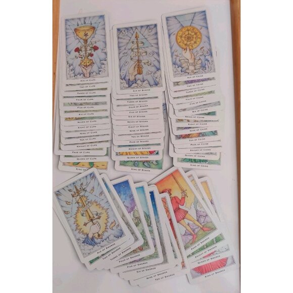 Nigel Jackson Tarot Deck 78 Cards ONLY Metaphysical 2000 Replacement EUC - Picture 3 of 11